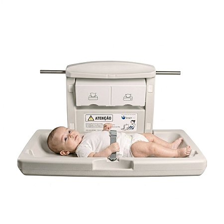 Trocador de Fraldas de Parede Smart Air CI-300 Cinza 25kg