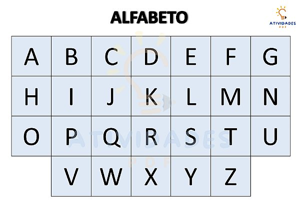 Pareamento do Alfabeto