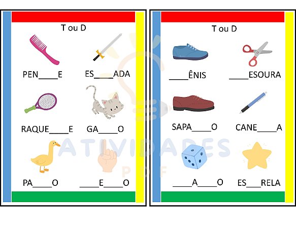 É com T ou D?