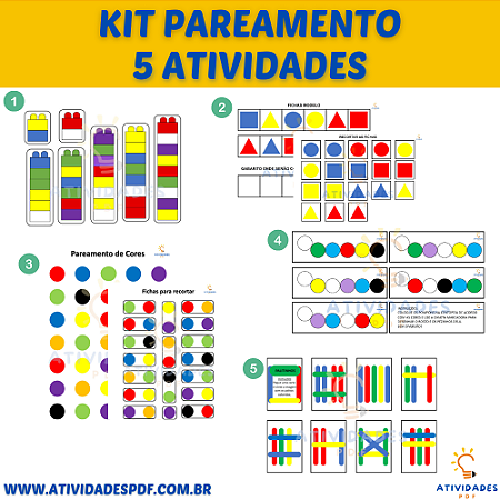 KIT Pareamento - 5 Atividades