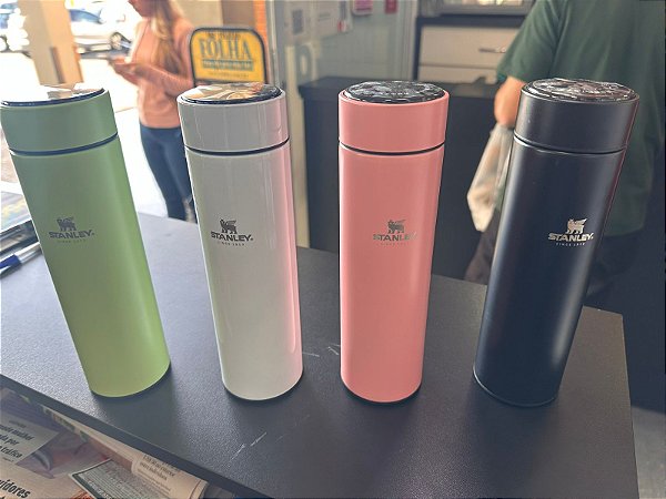 Garrafa Térmica Café, Água C/Sensor De Temperatura Em Led