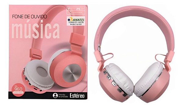 Fone de Ouvido Bluetooth ROSA Kapbom Precisão Sem Fio - Rignel