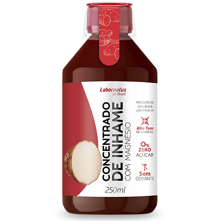 Inhame com Magnésio 250ml – Labornatus | Concentrado, Sem Açúcar e Corantes – Saúde Natural e Desintoxicação