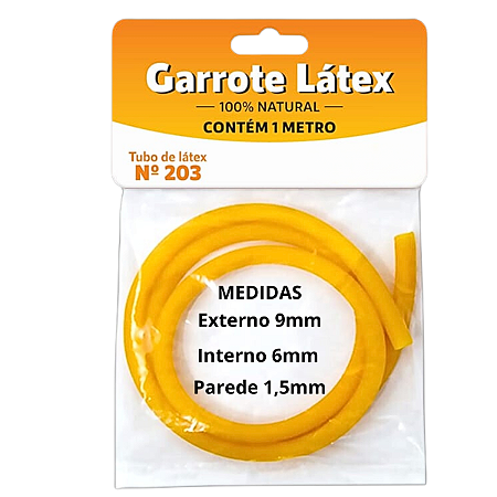 Elástico Garrote Nº203 – 1 Metro | Látex Borracha Tripa Mico | Labilife – Resistência e Flexibilidade Profissional