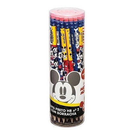 LAPIS COR MICKEY BT C/12 CORES MOLIN - Papelaria Grafitre - Papelaria  Grafitte