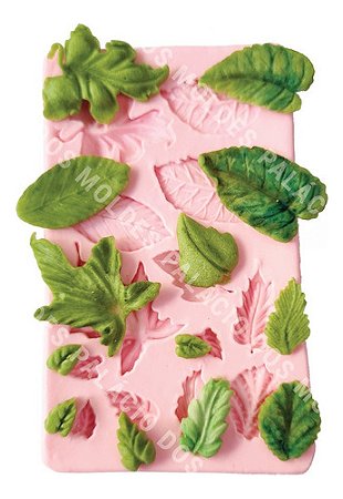 Molde De Silicone: Plantas Variadas