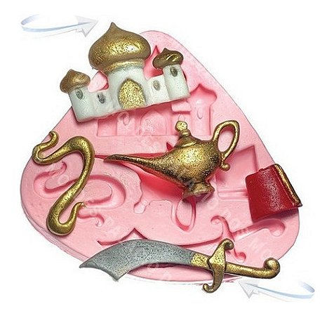 Molde De Silicone: Aladdin