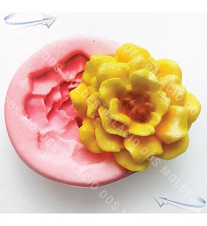Molde De Silicone: Rosa - 3,5 cm