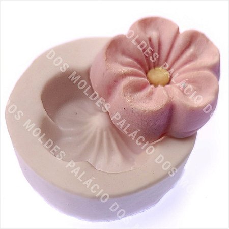 Molde De Silicone: Flor 3D - 3,3 cm