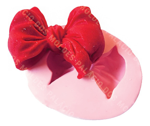Molde De Silicone: Laços 3D - 4,0 x 3,0 cm