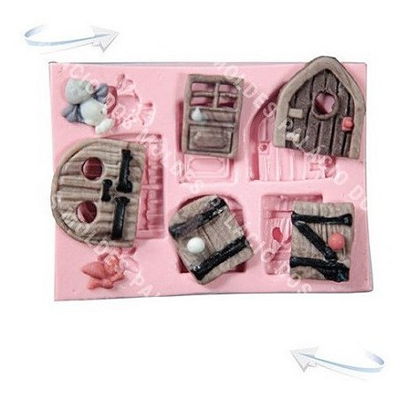 Molde De Silicone: Portas Diversas