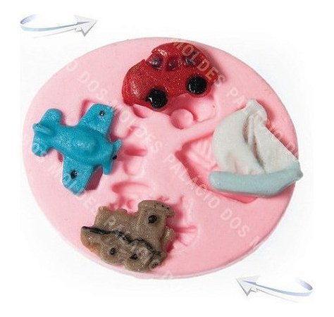 Molde De Silicone: Mini Brinquedos