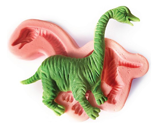 Molde De Silicone: Dinossauro Braquiossauro - 8,5 x 6,5 cm