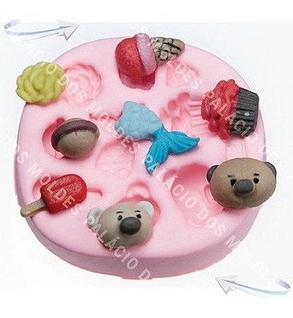 Molde De Silicone: Doces Diversos