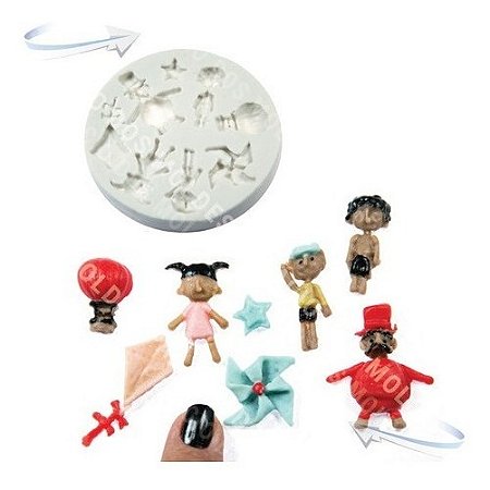 Molde De Silicone: Brincadeira de Criança