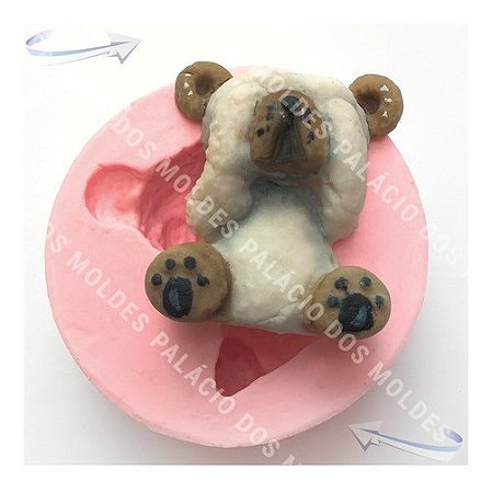 Molde De Silicone: Urso Pelúcia com Vergonha - 4,0 x 3,5 cm