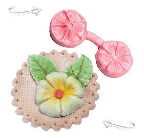 Modelador de Silicone: Flores 3D - 3,0 cm