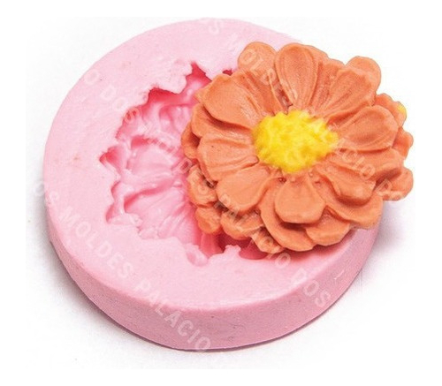 Molde De Silicone: Margarida - 3,0 cm