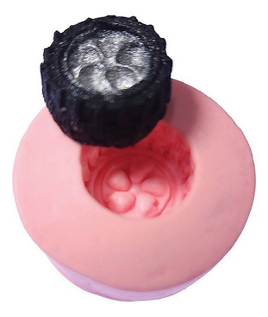 Molde De Silicone: Roda de Carrinho - 2,0 cm