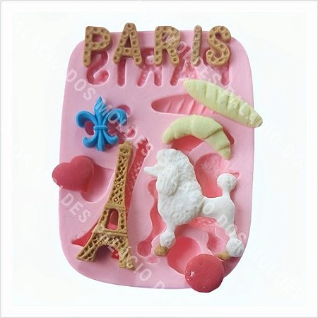 Molde De Silicone: Paris