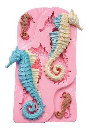 Molde De Silicone: Cavalos Marinhos Diversos