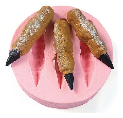 Molde De Silicone: Dedos de Dinossauros - 5,5 cm