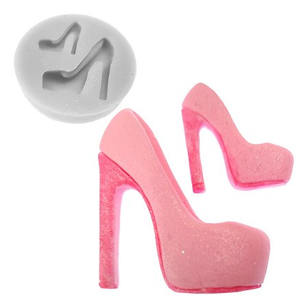 Molde De Silicone: Salto Alto da Barbie