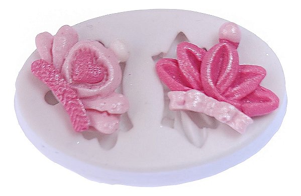 Molde De Silicone: Coroa Barbie