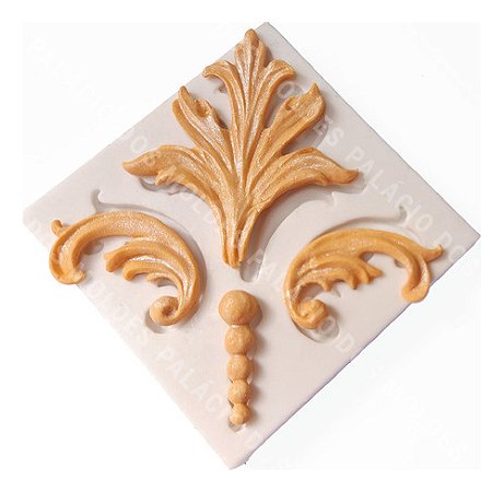 Molde De Silicone: Arabescos Diversos