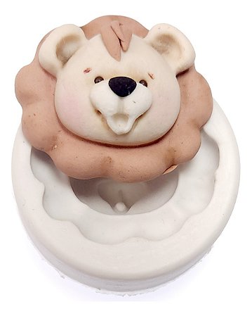 Molde De Silicone: Leãozinho - 4,2 x 4,2 cm