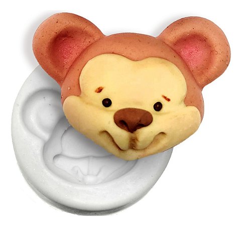 Molde de Silicone: Macaquinho - 3,8 x 4,5 cm