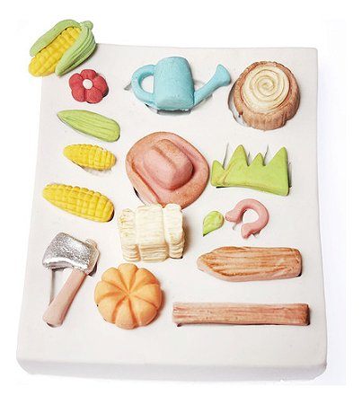 Molde De Silicone: Acessórios de Fazenda