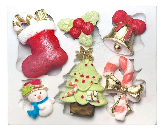 Molde De Silicone: Decoração de Natal