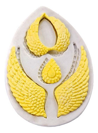 Molde De Silicone: Asas de Anjo Diversas