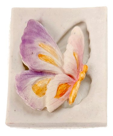 Molde De Silicone: Borboleta - 4,5 x 2,5 cm