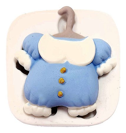 Molde De Silicone: Macacão Bebê - 5,0 x 4,5 cm