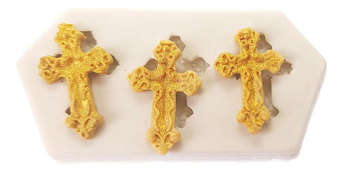Molde De Silicone: Cruzes Católicas - 2,0 x 1,5 cm