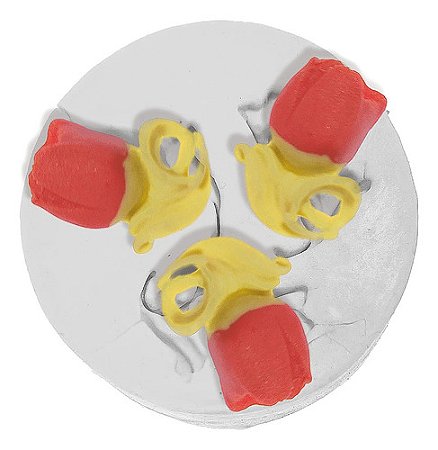 Molde De Silicone: 3 Tulipas - 1,0 x 2,0 cm