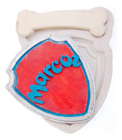 Molde De Silicone: Brasão Patrulha Canina