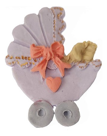 Molde De Silicone: Carrinho de Bebê