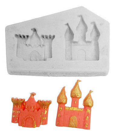 Molde De Silicone: Castelos