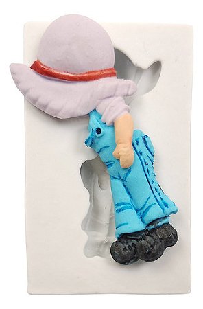 Molde De Silicone: Camponesa - 4,5 x 3,5 cm