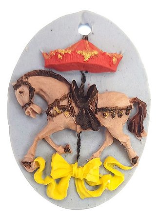 Molde de Silicone: Carrossel - 4,5 x 6,5 cm