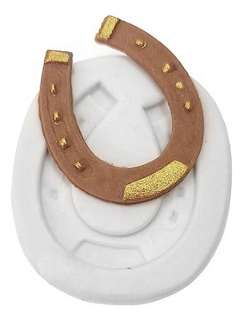 Molde De Silicone: Feradura - 3,5 x 3,0 cm