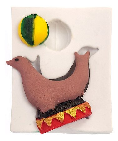 Molde De Silicone: Foca no Circo