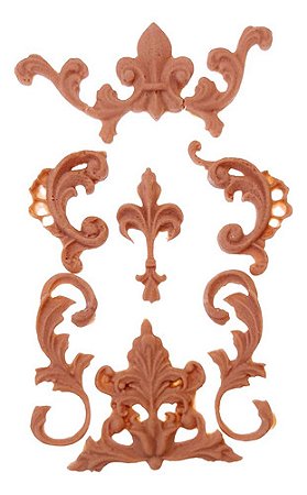 Molde de Silicone: Arabescos