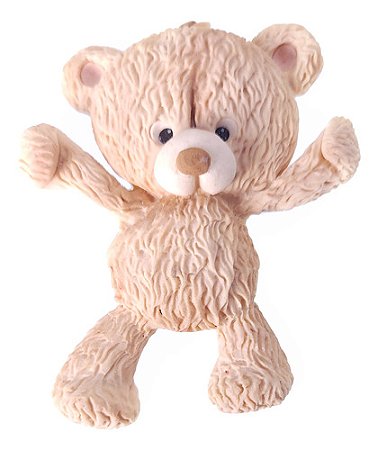 Molde De Silicone: Urso de Pelúcia - 7,5 x 6,0 cm