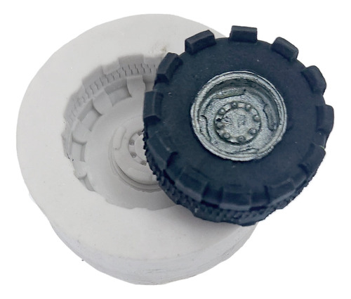 Molde De Silicone: Pneu - 3,5 cm