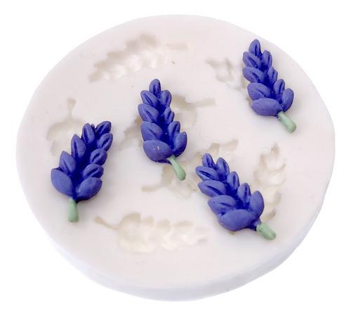 Molde De Silicone: Lavandas - 2,5 cm