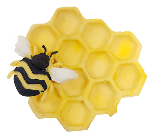 Molde de Silicone: Favo de Mel - 3,0 x 4,0 cm